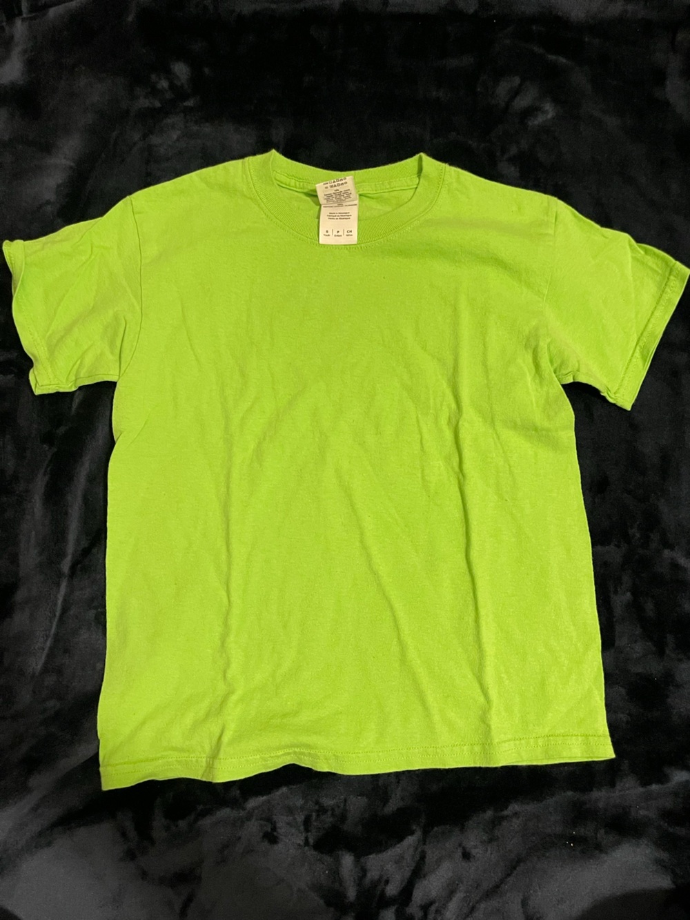 Gildan Neon Lime Short Sleeve Crew Tee